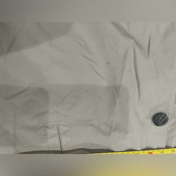 Johnston & Murphy Light Gray Trench Coat - Picture 8 of 14